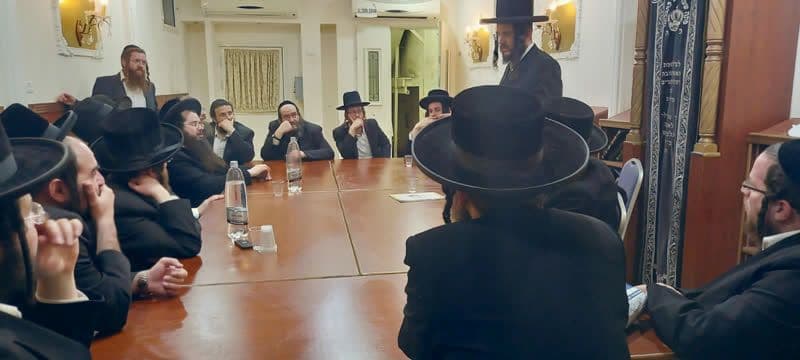 The Lehachyois team meeting to plan a distribution